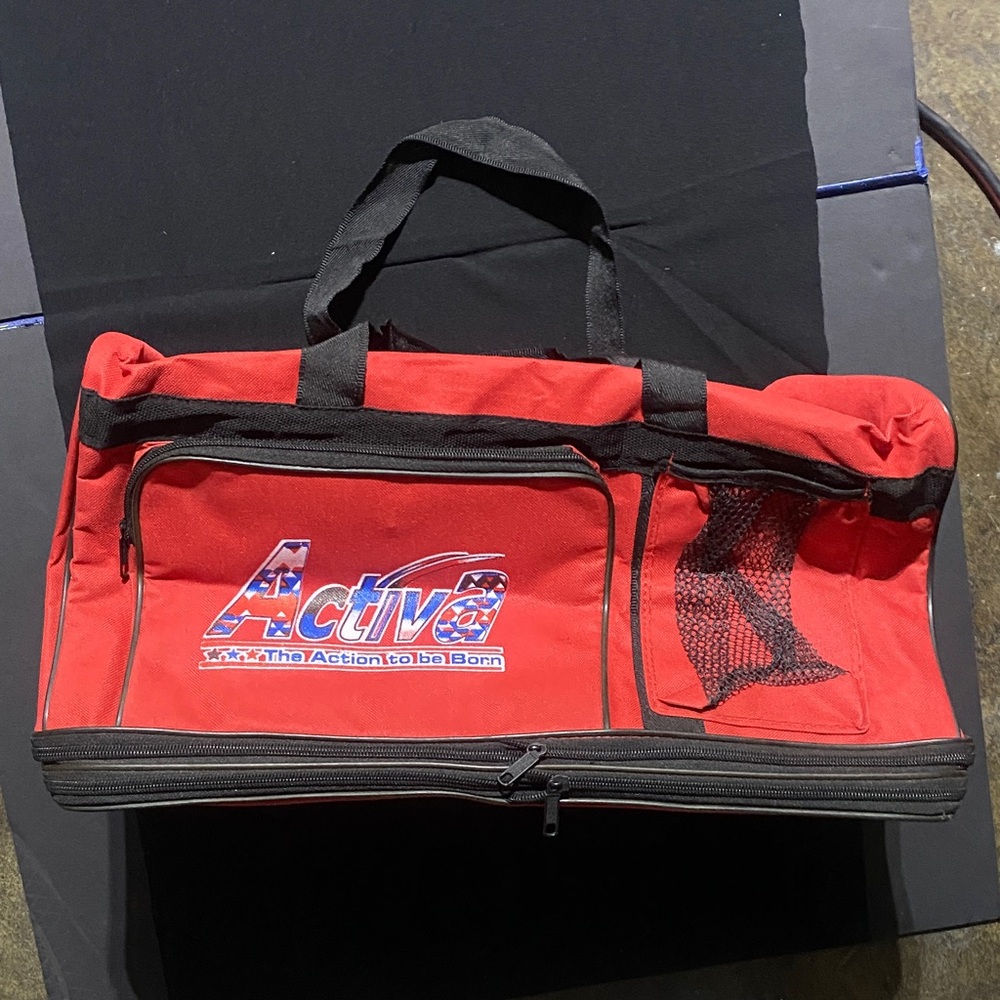 Active USA Red Duffel Bag for Men